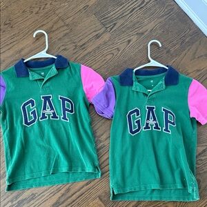 GAP Kids Polo with Green, Pink, and Purple
